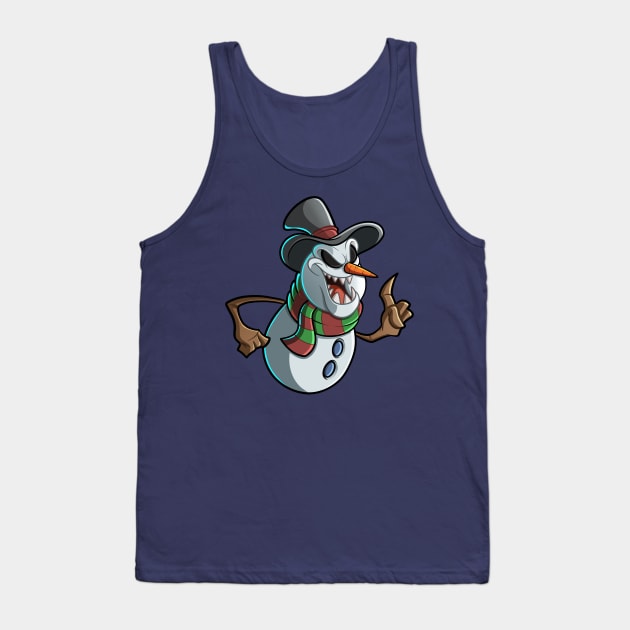 Frosty’s Fright Tank Top by Popon85